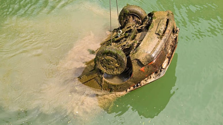 Municipal Vehicle Falls Into River Moments After Inauguration In Kerala