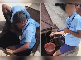 Students Help Clean School Toilet In Siddaramaiah Constituency, Video Viral