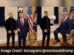 Watch: Trump Shares AI Video Playing Football With Ronaldo At White House