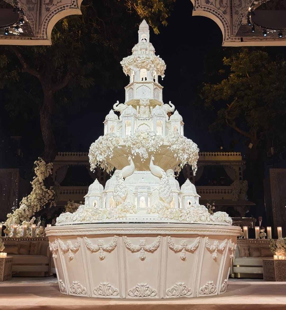 The Cake For The Million Dollar Udaipur Wedding Is Beyond Extraordinary
