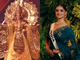Manika Vishwakarma's Golden National Costume At Miss Universe 2025 Is A Tribute To Buddhism
