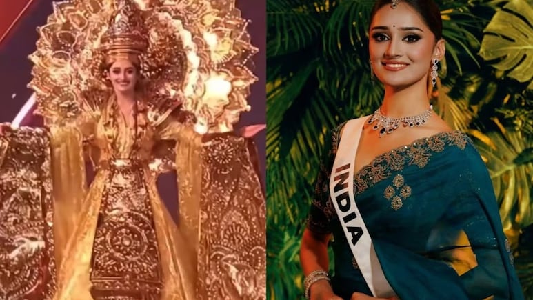 Manika Vishwakarma's Golden National Costume At Miss Universe 2025 Is A Tribute To Buddhism