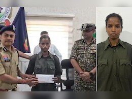 महिला नक्सली सरेंडर! 17 लाख की इनामी कमला सोड़ी ने डाले हथियार; हिंसा का रास्ता छोड़ मुख्यधारा में लौटी