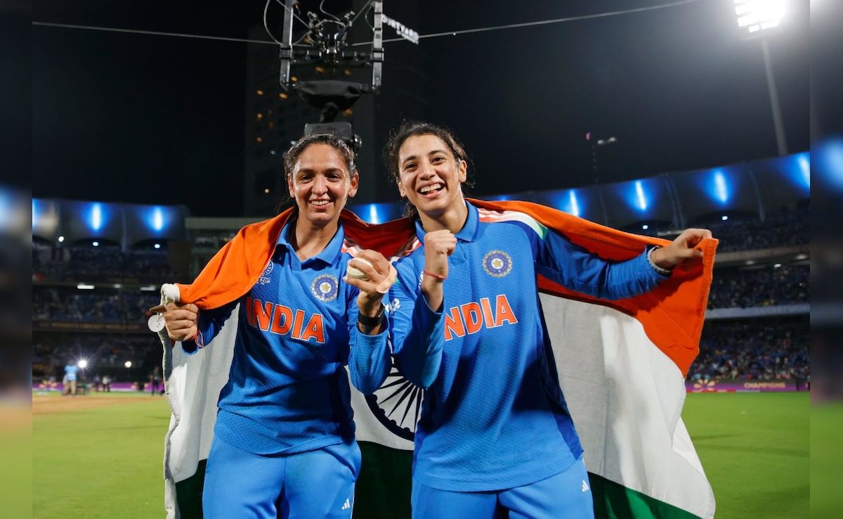 India Women's Cricket Team Celebrates World Cup Win
