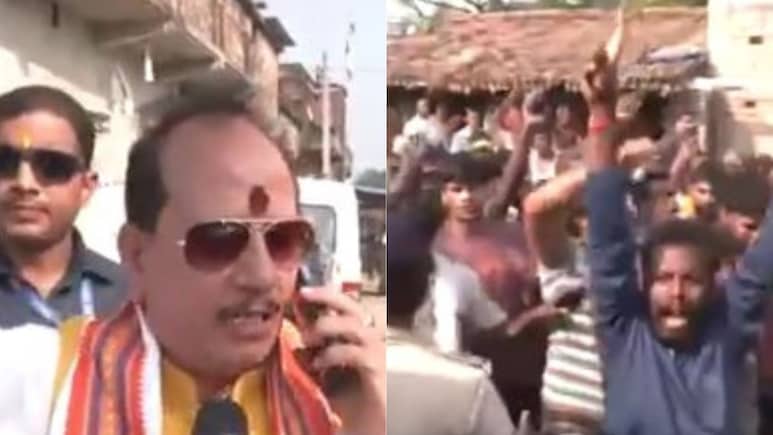 बिहार में डिप्टी CM के काफिले पर भीड़ ने फेंका गोबर-पत्थर, विजय सिन्हा बोले- 'उनकी छाती पर चलेगा बुलडोजर'