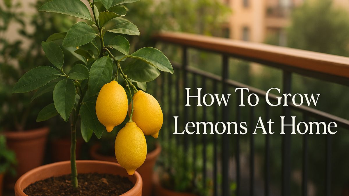 A Step-By-Step Guide To Grown Fresh Lemons In A Pot At Home
