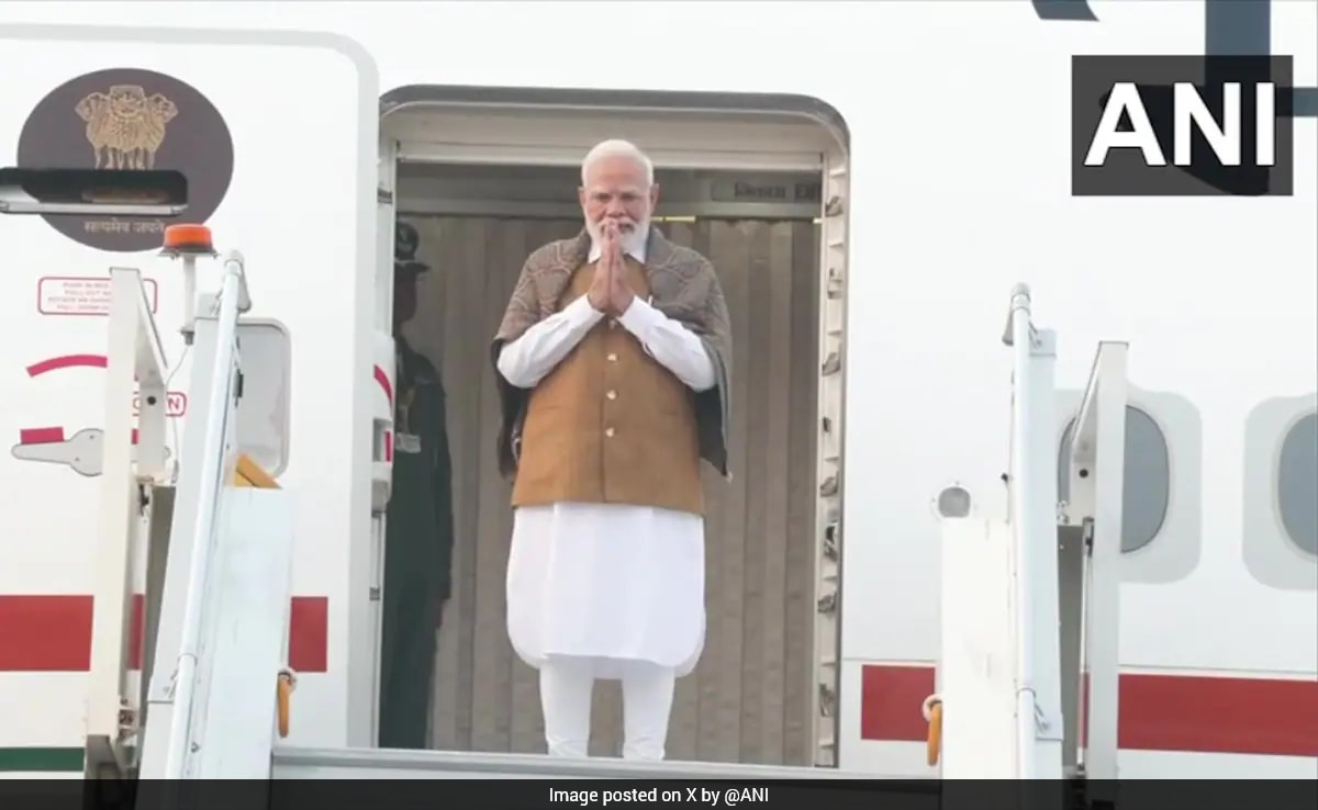 PM Modi Emplanes For 3-Day Visit To South Africa For G20 Leaders' Summit