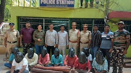 9 'Pushpa' Smugglers Arrested, 20 Red Sanders Logs Seized In Tirupati