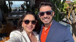 What Madhuri Dixit's Intimate Dinner Date With Husband At Chef Vikas Khanna's 'Bungalow' In New York Looked Like