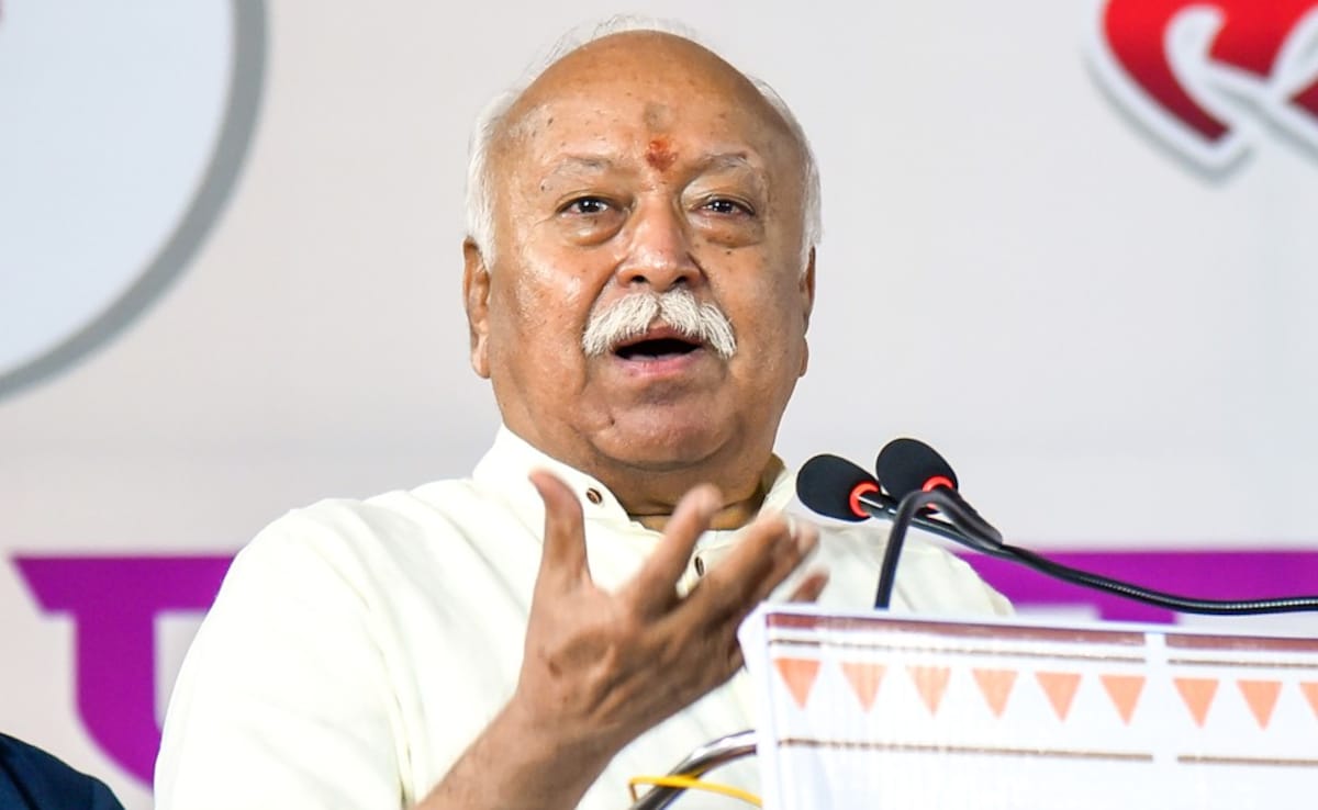 "Bharat And Hindu Are Synonymous": RSS Chief Mohan Bhagwat