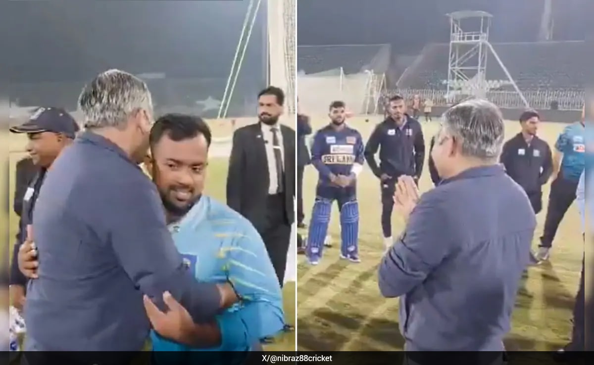 Mohsin Naqvi's 'Folded Hands Gesture' As Sri Lanka Players Save Pakistan From Embarrassment