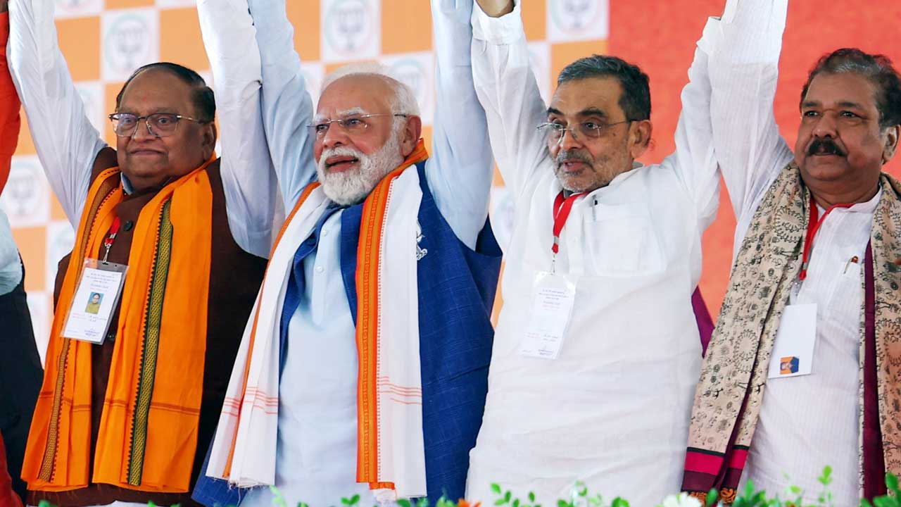 3 Days To Bihar Polling: Big Namo Powerplay Lights Up Patna Ahead Of Mega Voter Outreach