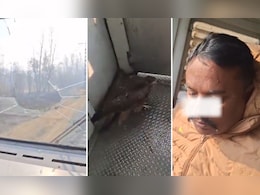 चलती ट्रेन से टकराई चील, केबिन का कांच हुआ चकनाचूर, ड्राइवर घायल, VIDEO