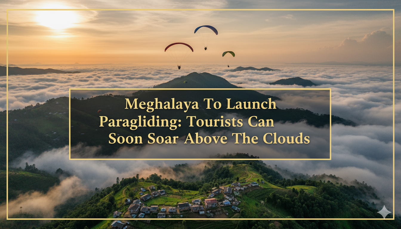 Meghalaya To Launch Paragliding: Tourists Can Soon Soar Above The Clouds