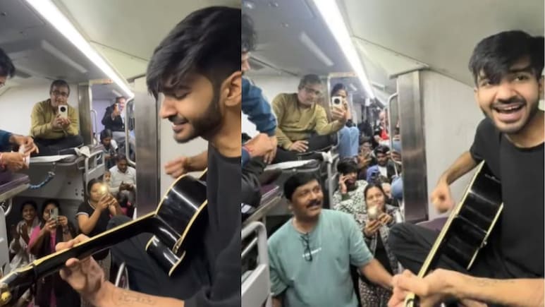 इंतहा हो गई इंतजार की...चलती ट्रेन में जब शुरू हुआ मिनी-कॉन्सर्ट, स्टोन कीज बैंड ने दी धमाकेदार परफॉरमेंस