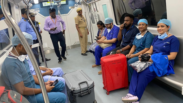 Bengaluru Metro Speeds Donor Heart Across City, Enabling Life-Saving Transplant