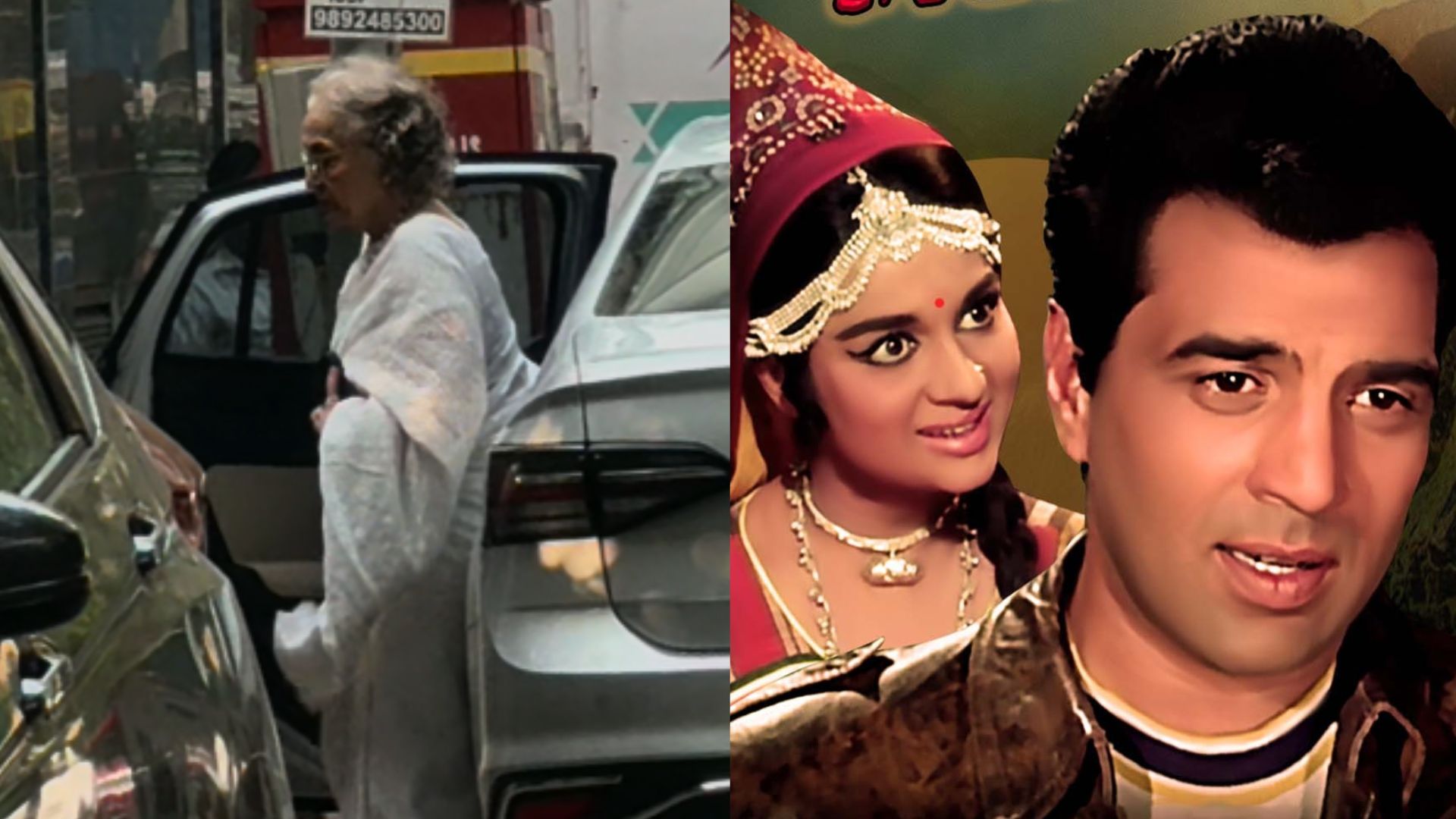 Dharmendra's <i>Mera Gaon Mera Desh</i> Co-Star Asha Parekh Meets The Deols To Offer Her Condolences