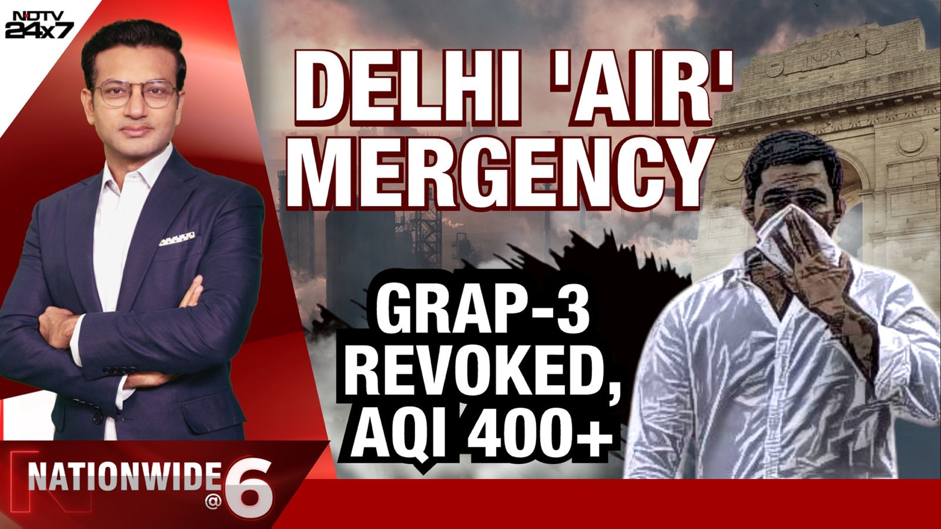 Delhi 'Air'mergency: Grap-3 Revoked, AQI 400+