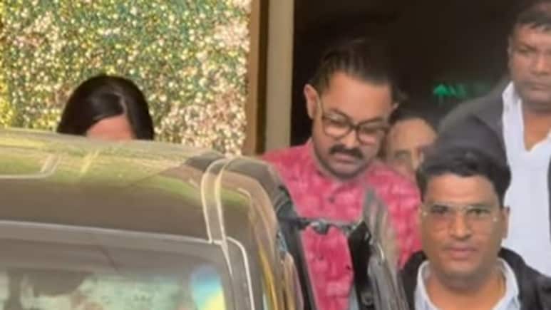 आमिर खान ने पहना पिंक कुर्ता, गर्लफ्रेंड गौरी के साथ बदला-बदला दिखा अंजाज, फैन्स ने की तारीफ