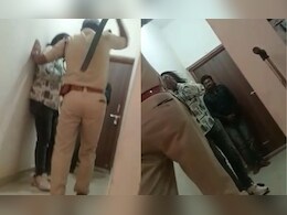 नर्मदापुरम में थाना प्रभारी का थर्ड डिग्री टॉर्चर, युवकों को बेल्ट से पीटा; मांगते रहे हाथ जोड़कर माफी