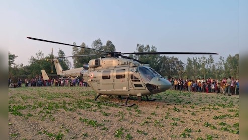 वायुसेना के ध्रुव हेलीकॉप्टर की बरेली के पास इमरजेंसी लैंडिंग, सभी क्रू मेंबर सुरक्षित