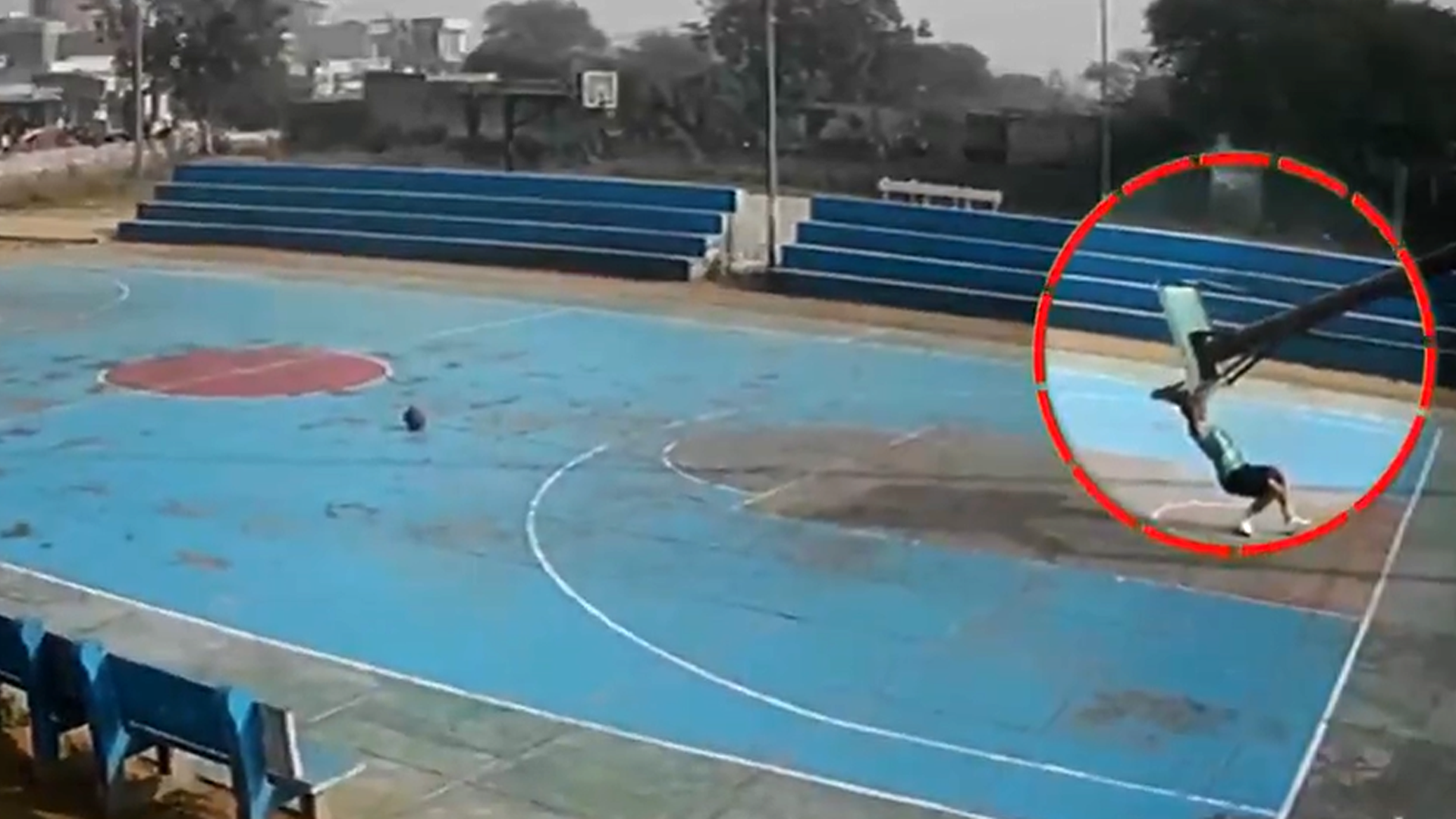 Caught On Camera: Teen Basketball Player Dies in Freak Court Accident in Rohtak