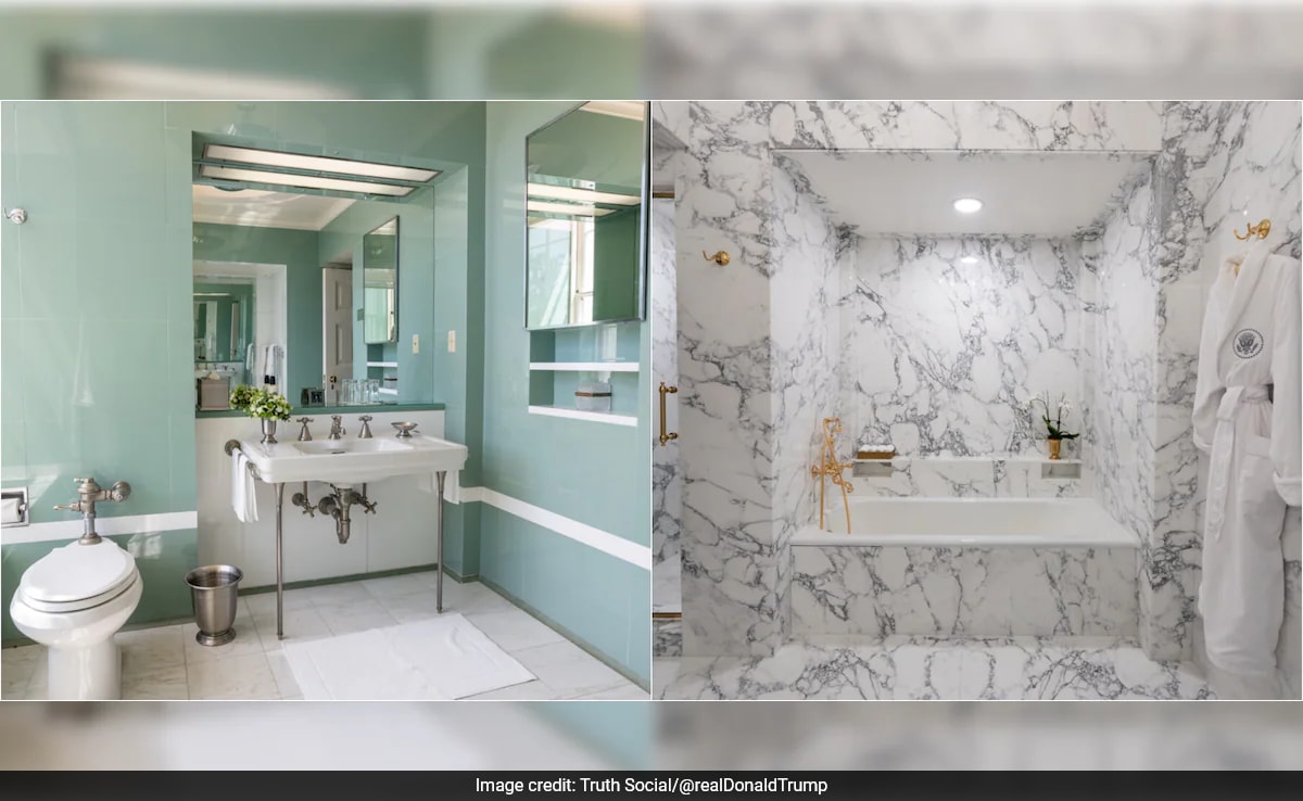 "Cares More About His Toilet": Democrats Slam Trump's Bathroom Reveal Amid Shutdown