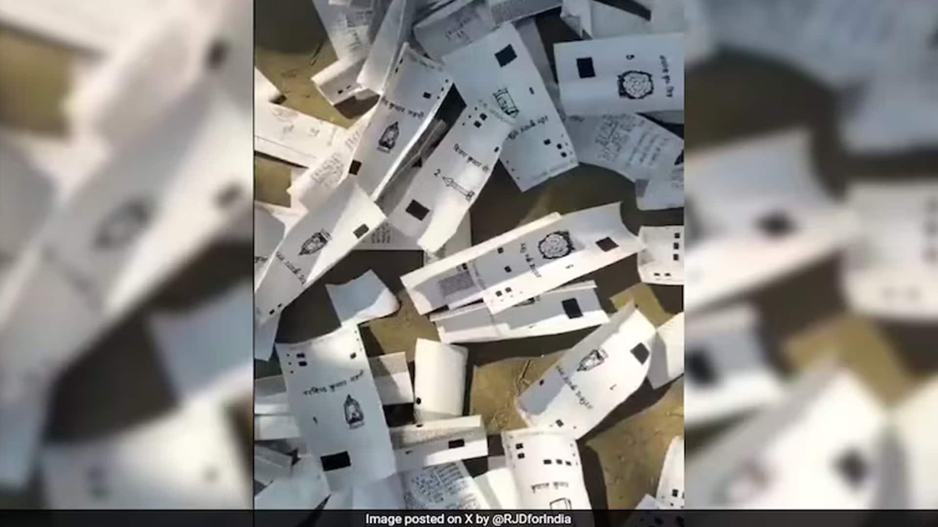 VVPAT Slips Found Dumped On Road In Bihar, Poll Official Suspended