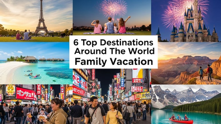6 Top Destinations Around The World That Are Perfect For A Family Vacation
