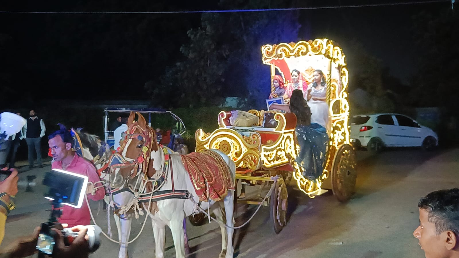 MP की अनोखी शादी: दुल्‍हन बग्‍गी में पहुंची मैरिज हॉल, सोशल मीडिया पर वीडियो वायरल