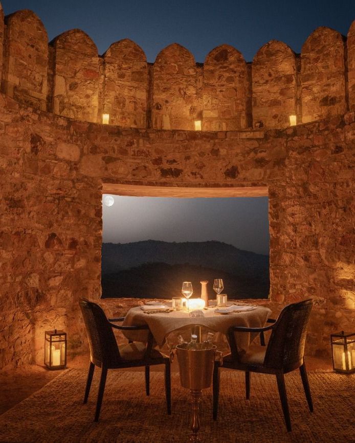 A fine dining under a blanket of stars. Photo: Instagram A fine dining under a blanket of stars. Photo: Instagram