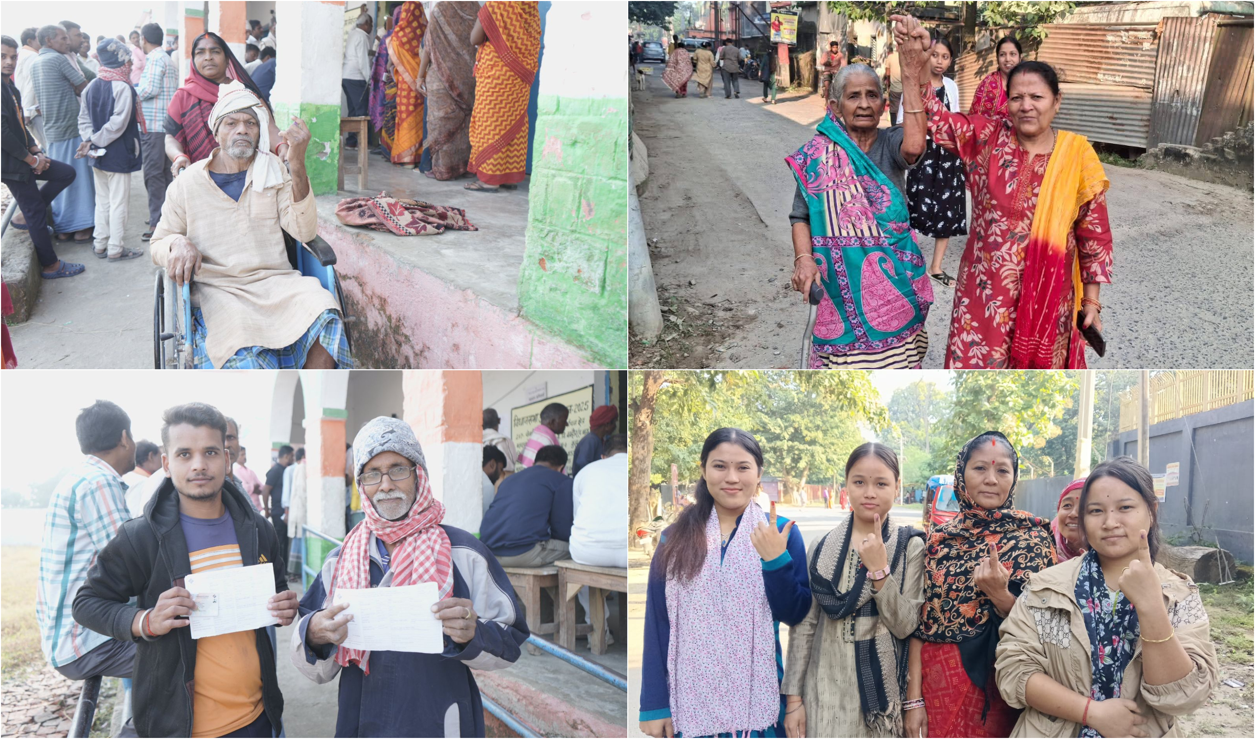 Bihar Election 2025 Phase 2 Voting LIVE Updates: Bihar Records 14.55% Turnout by 9:00 AM Following Historic Phase 1 Voting