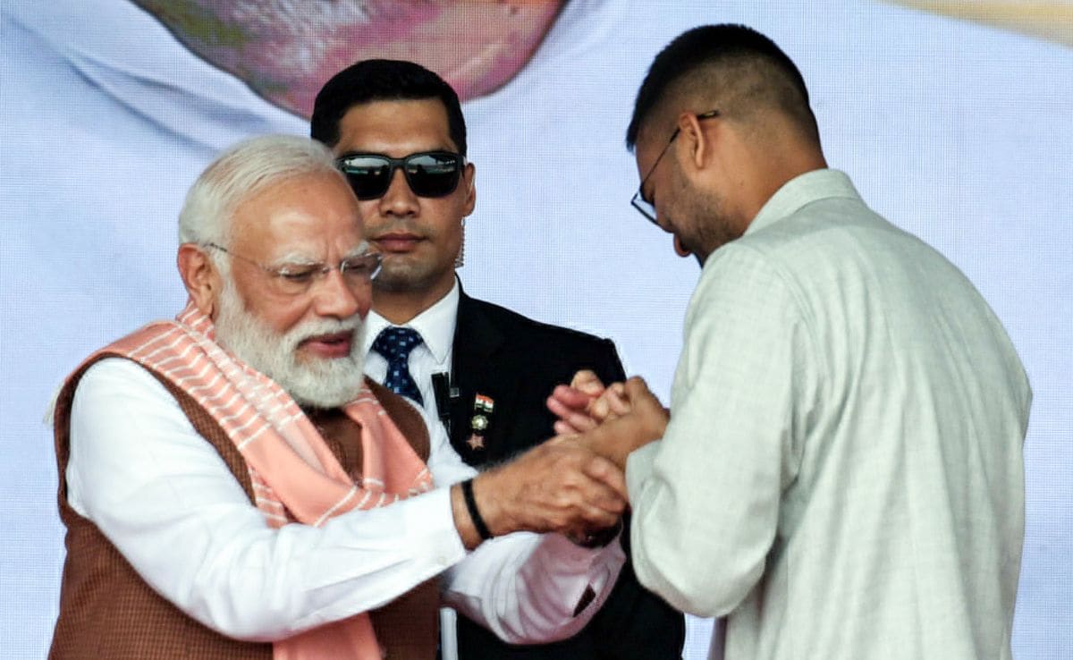 BJP Ally Defends Son's Cabinet Entry With "School" Dig At Tejashwi Yadav