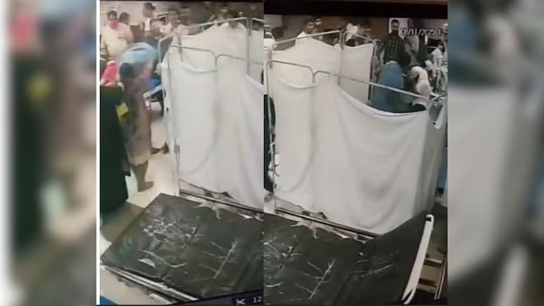 परिजन की मौत से नाराज रिश्तेदार ने डॉक्टरों पर बरसाए लात-घूंसे, WWE का अखाड़ा बना अस्पताल