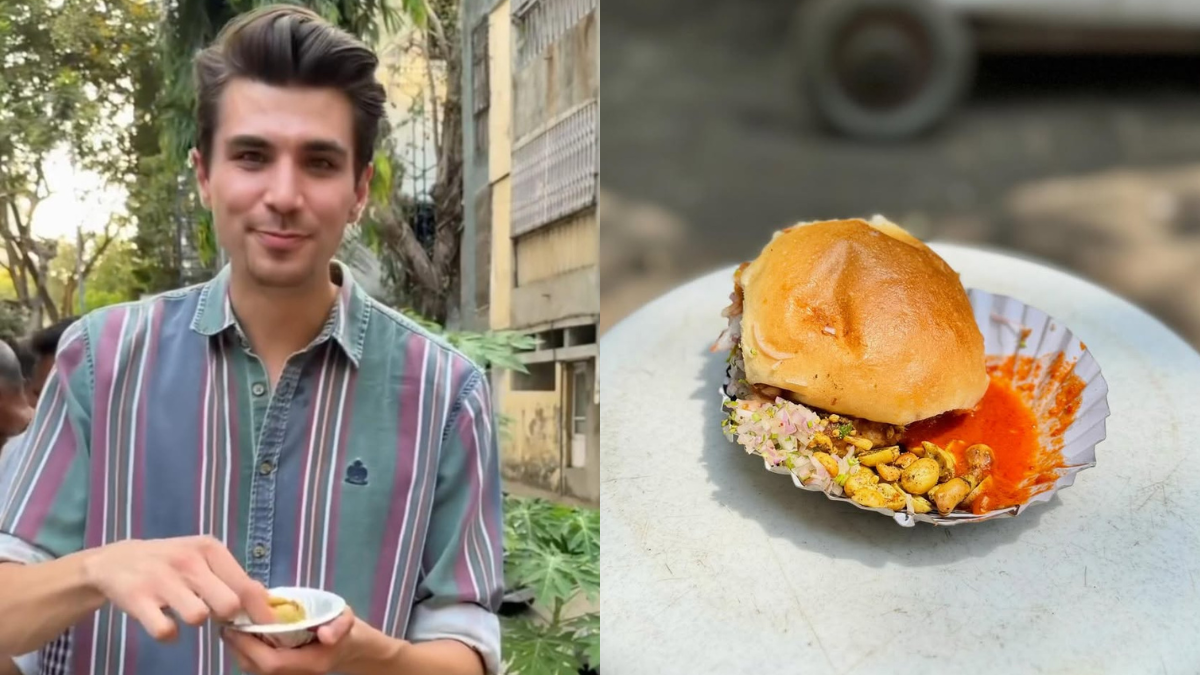 Popular Vlogger 'Hermann' Tries Street Food In Mumbai, Indians Love His "Respectful Review"