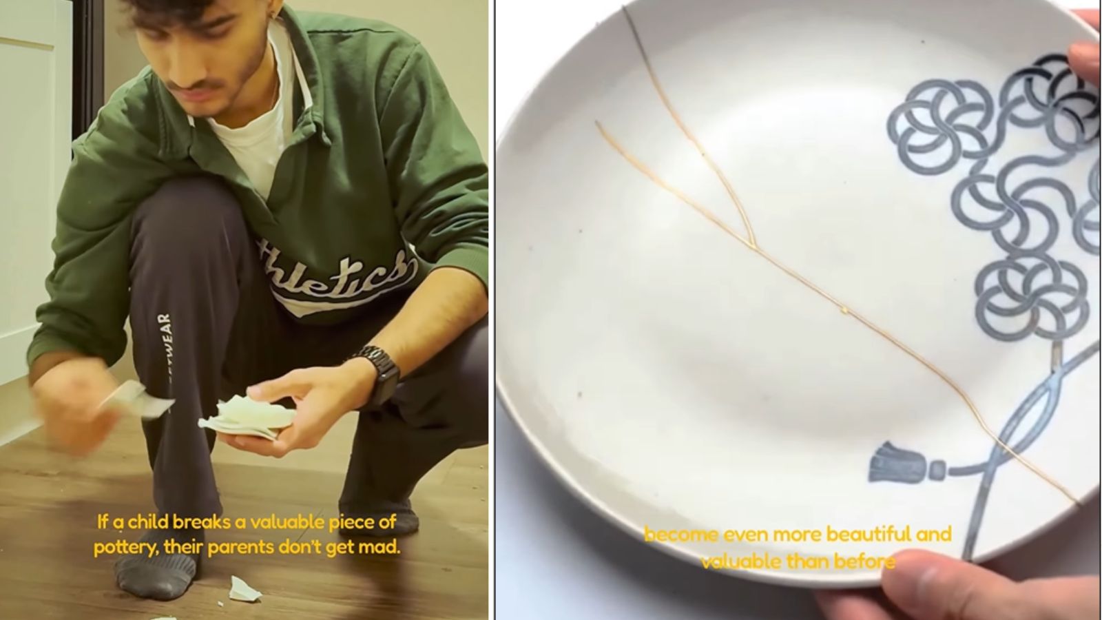 Watch: Digital Creator Shares What Kintsugi In Japan Actually Means, Internet Loves It