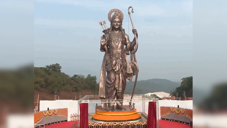 77-Foot Lord Ram Statue, Tallest In The World, Unveiled By PM Modi In Goa