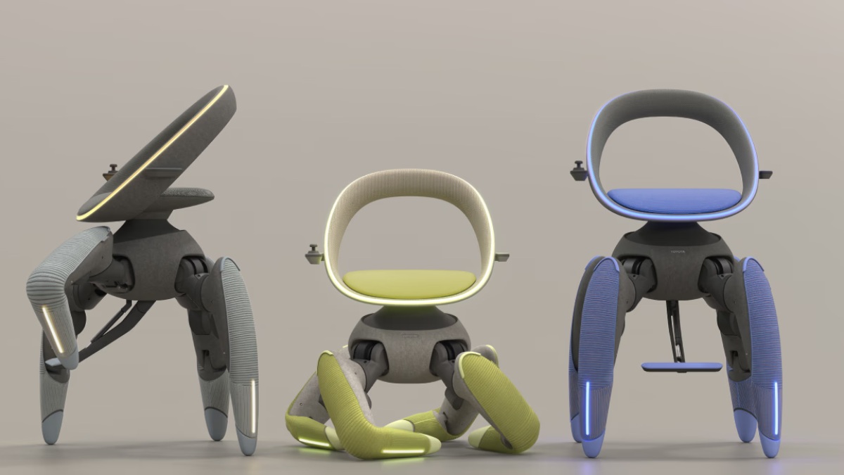 चलती-फिरती कुर्सी: Toyota की 4 पैरों वाली रोबोट चेयर जो बोलने से चलती है और खुद फोल्ड हो जाती है...