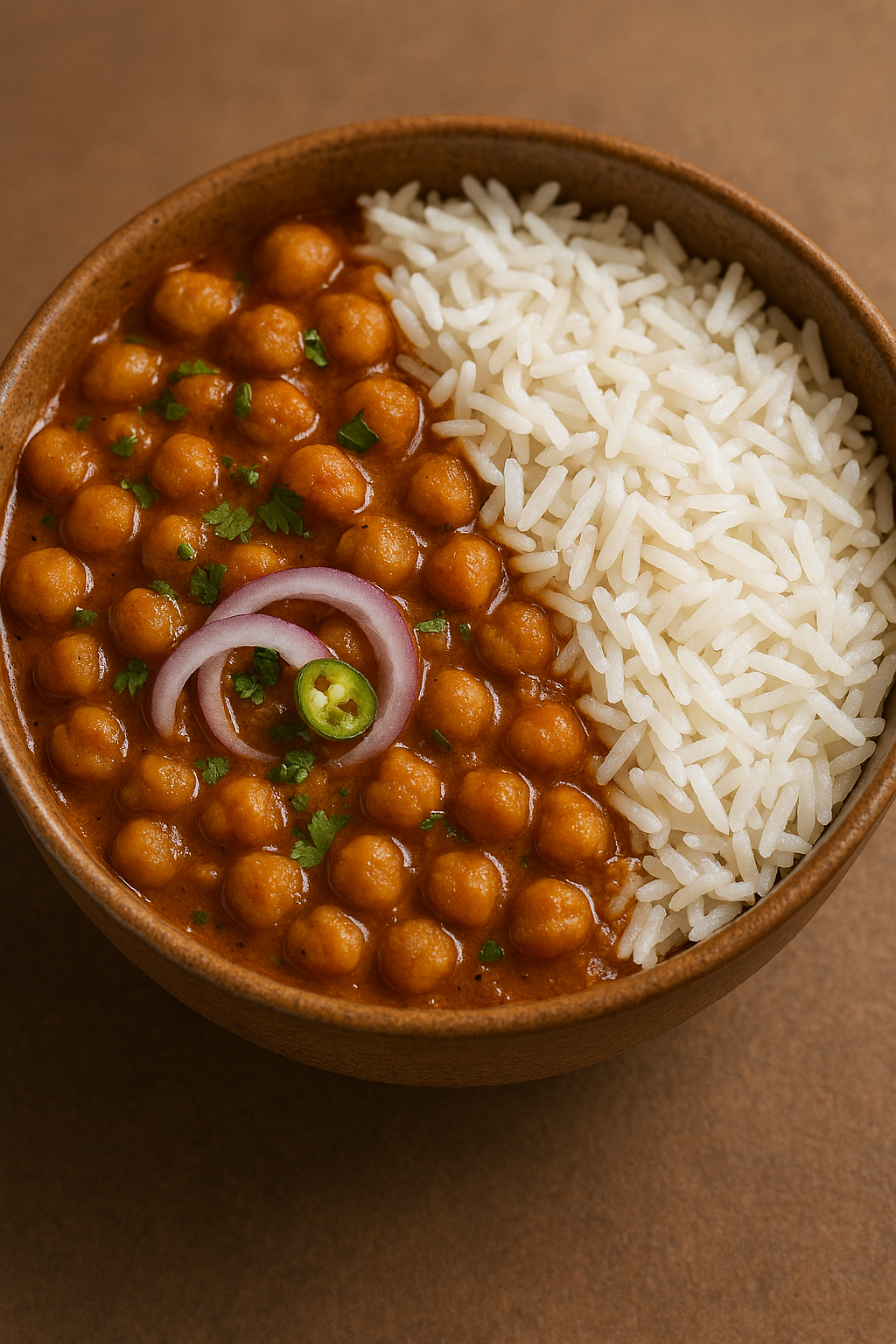 One Pot Chole Chawal In 15 Minutes
