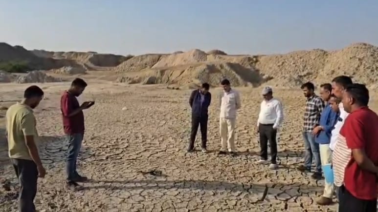 राजस्थान में अवैध खनन का हो रहा आकलन, अधिकारियों की टीम कर रही ड्रोन से सर्वे