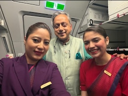 "Like Coming Home": Shashi Tharoor Praises Air India Cabin Crew After Back-To-Back Flights