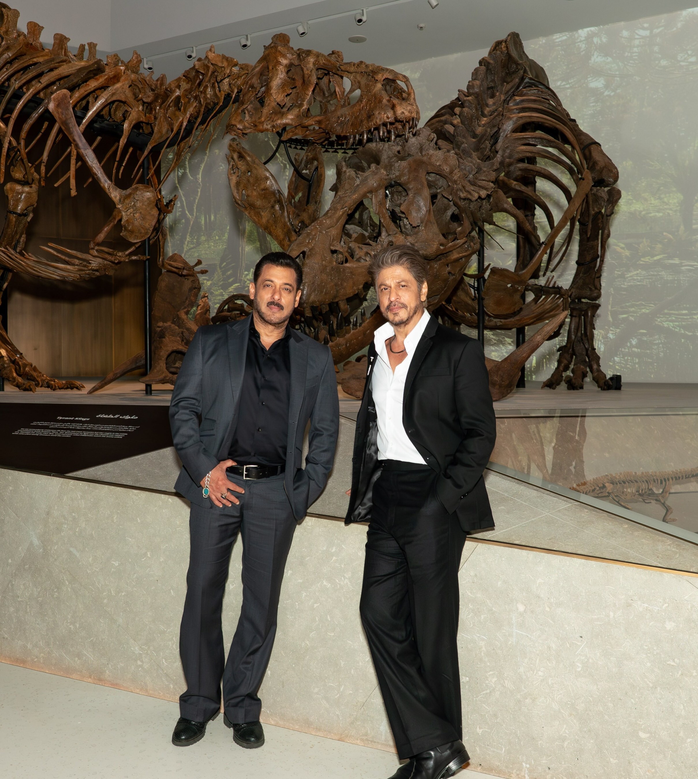 Shah Rukh Khan And Salman Khan Attend Natural History Museum Abu Dhabi's VIP Opening