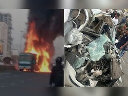 पुणे में बड़ा हादसा, टक्कर के बाद गाड़ियों मे लगी भीषण आग, 8 की मौत, 20 लोग जख्मी, लगा भीषण जाम