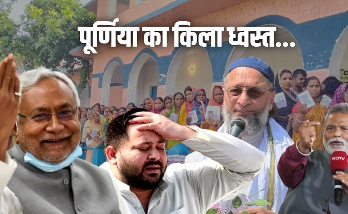 सीमांचल में न पप्पू चले न तेजस्वी, ओवैसी का करिश्मा, NDA ने भी मारी बाजी