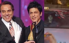 Shah Rukh Khan, Son Aryan Arrive At Breach Candy Hospital To Meet Dharmendra