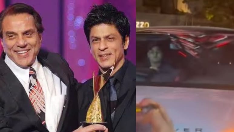 Shah Rukh Khan, Son Aryan Khan Arrive At Breach Candy Hospital To Meet Dharmendra