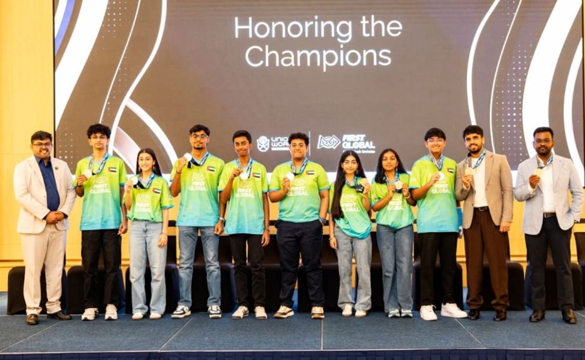 Studenten van Indiase afkomst helpen de VAE goud te winnen op ‘Olympics of Robotics’
