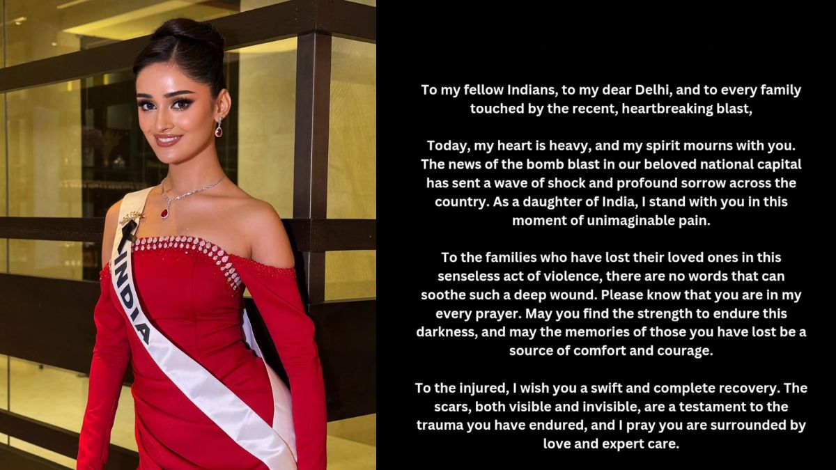 Miss Universe India Manika Vishwakarma Posts Emotional Note After Delhi Blast: "My Heart Is Heavy"