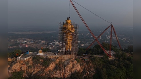धरती से 631 फ़ीट ऊंची दुनिया की सबसे विशाल हनुमान जी की प्रतिमा, नाथद्वारा में बनेगा दूसरा चार धाम
