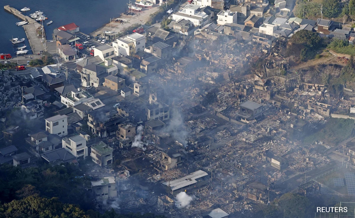 Massive Fire Engulfs 170 Buildings In Southern Japan, 1 Missing
